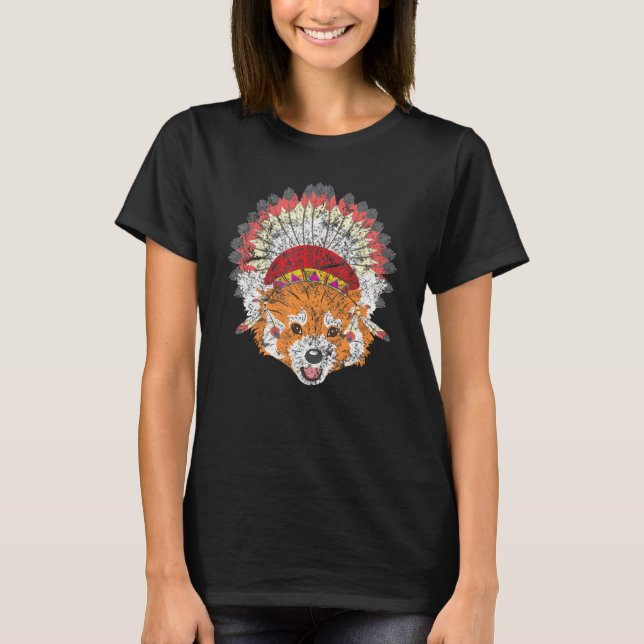Native American Red Fox T-Shirt (Front)