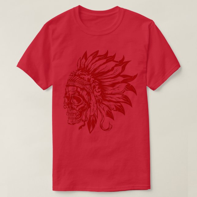 Native American red  T-Shirt (Design Front)