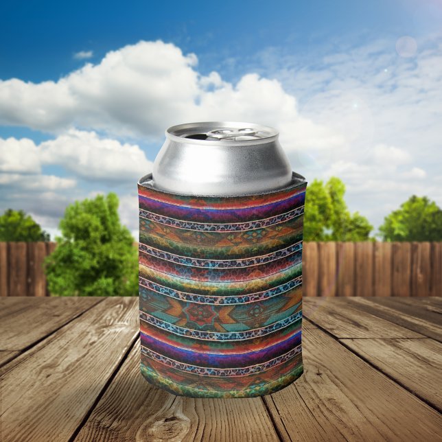 Native American Serape Style sublimation Can Cooler (Creator Uploaded)