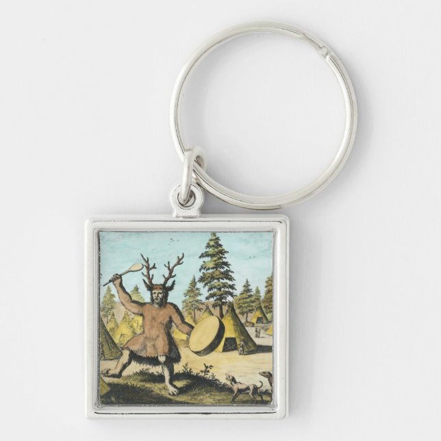 Native American Shaman Key Ring (Front)