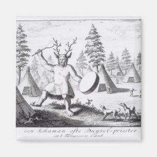 Native American Shaman Magnet