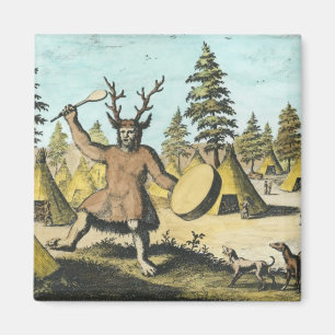 Native American Shaman Magnet