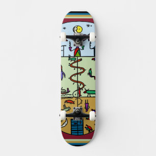 Native American Shaman Skateboard