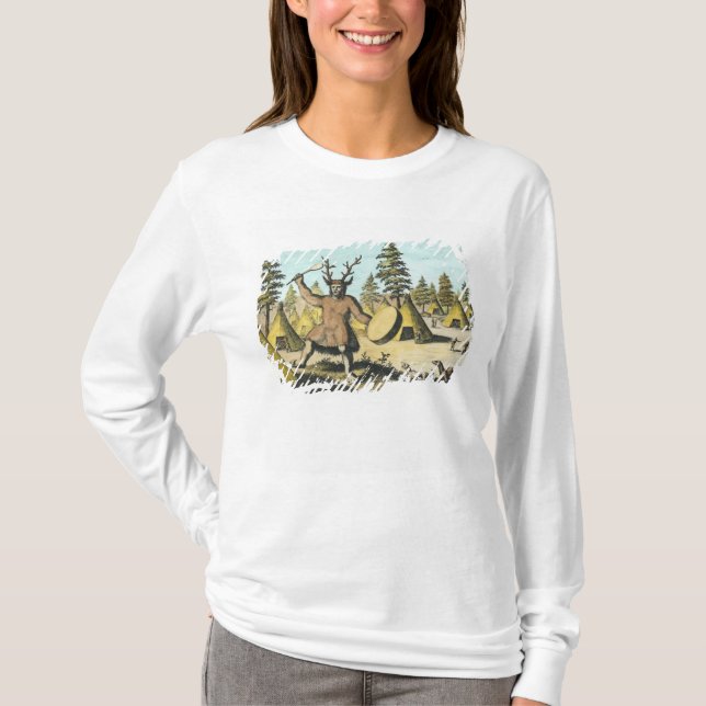 Native American Shaman T-Shirt (Front)