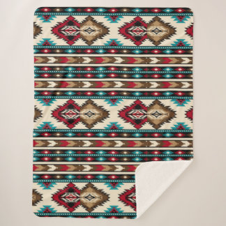 Native American Sherpa Blanket