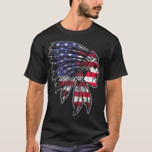 Native american skullTShirt 1 T-Shirt