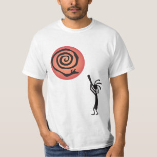 Native American Snake Moon Kokopelli T-Shirt