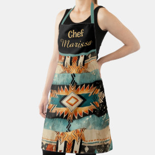 Native American Southwest Design Personalised Apron