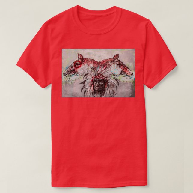 Native American Spirit Guide  T-Shirt (Design Front)