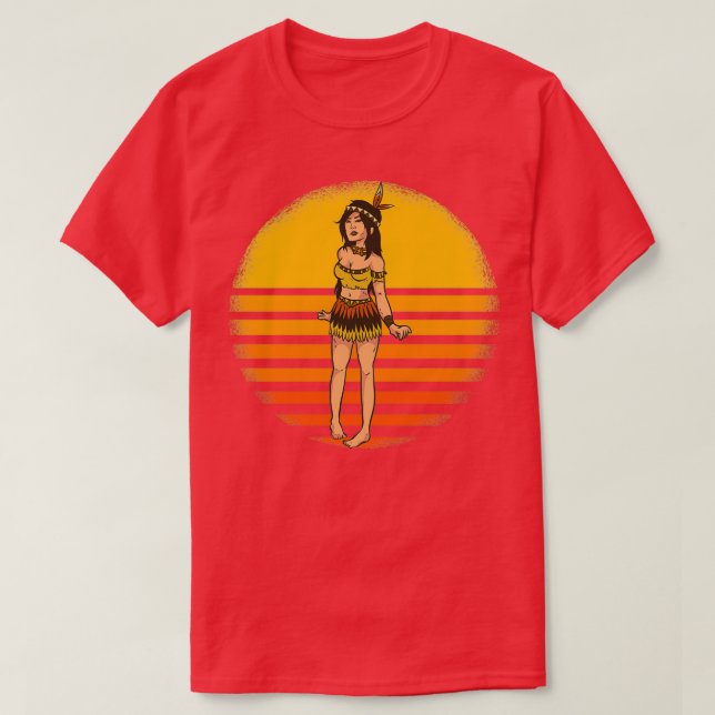 Native American squaw  T-Shirt (Design Front)
