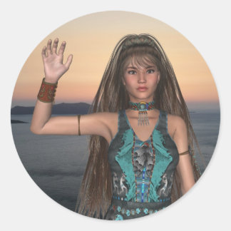 Native American Sticker