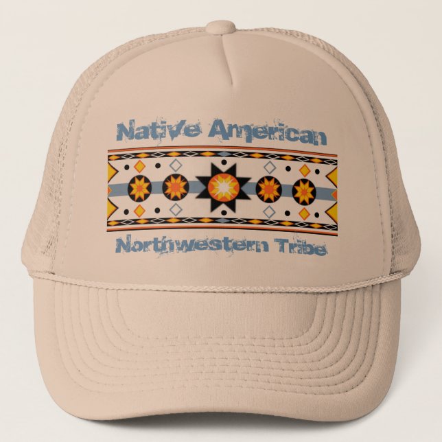 Native American Sun Pattern Hat (Front)