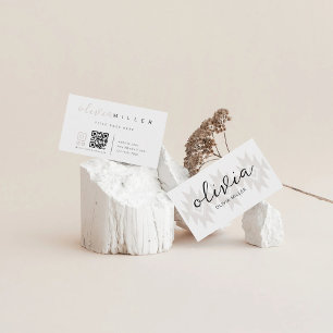 Native American Symbol Indigenous QR Code Business Card