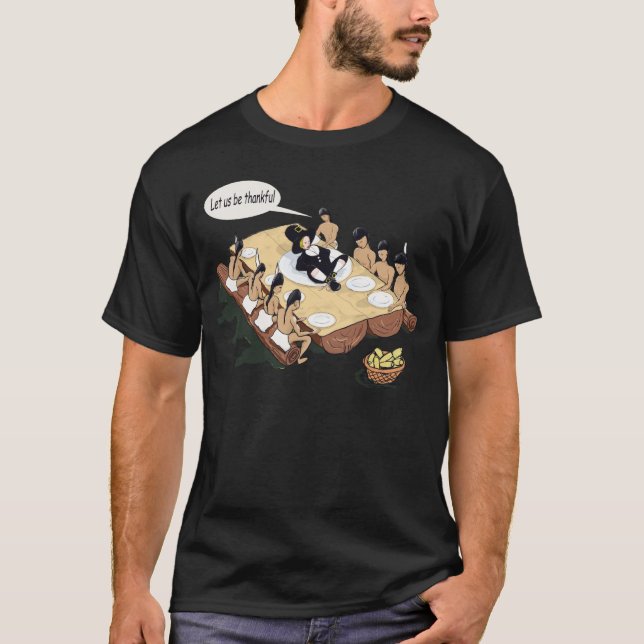 Native American Thanksgiving T-Shirt (Front)