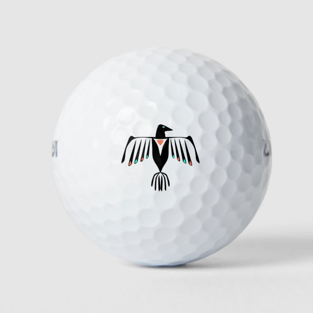 Native American Thunderbird Golf Balls (Front)