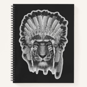 Native American Tiger Chief Notebook