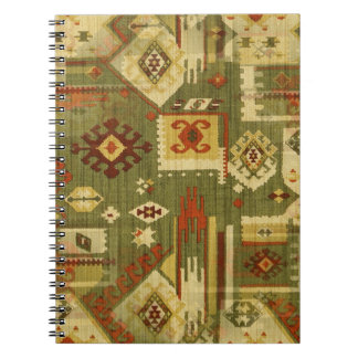Native american tribal fabric I + your ideas Notebook