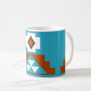 Native American Tribal Inspired Pattern Coffee Mug