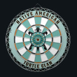 Native American Turtle Dartboard<br><div class="desc">The Native American Turtle Dartboard is fully customisable,  and a great gift idea for friends,  family or the perfect addition to your game room. Designed by Norman.R.</div>