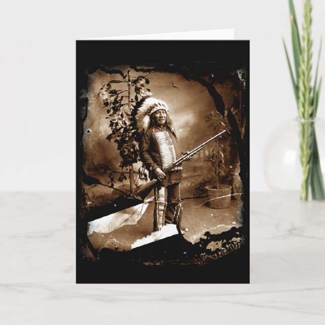 Native American Vintage Card (Front)