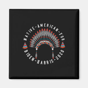 Native American Voters For Biden-harris Anti-trump Magnet