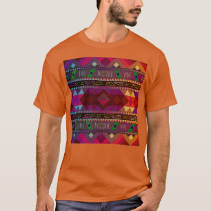 Native American Warm mix with Vintage Pattern Desi T-Shirt
