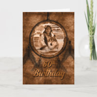 Native American Wolf 60th Birthday