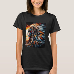 Native American Woman Indian Warrior T-Shirt