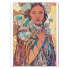 Native American Woman, Mucha