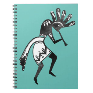 Native Americans Culture - Dancing Kokopelli 1 Notebook