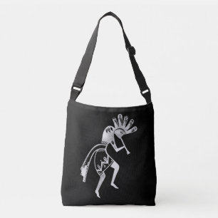 Native Americans Culture - Dancing Kokopelli 2 Crossbody Bag