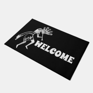 Native Americans Culture - Dancing Kokopelli 2 Doormat