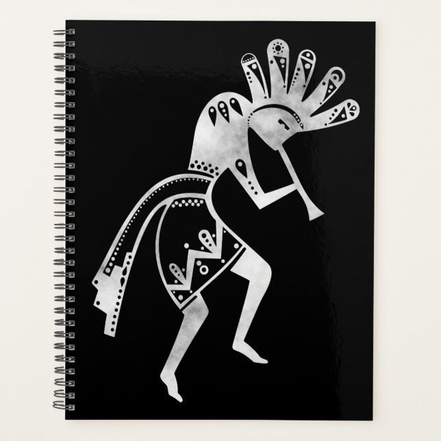 Native Americans Culture - Dancing Kokopelli 2 Planner (Front)