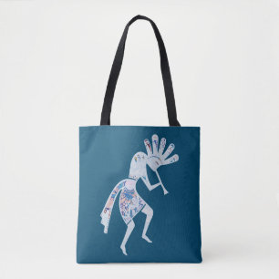 Native Americans Culture - Dancing Kokopelli 4 Tote Bag