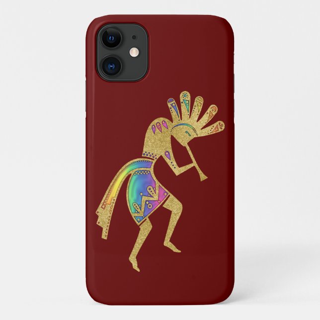 Native Americans Culture - Dancing Kokopelli 5 Case-Mate iPhone Case (Back)