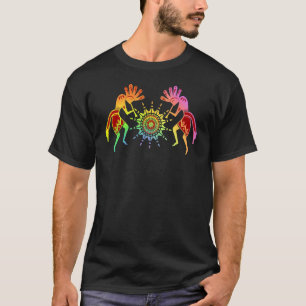Native Americans Culture  Sun Dancing Kokopelli 4  T-Shirt