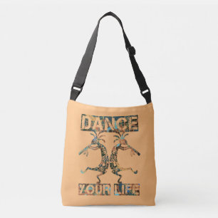 Native Americans Kokopelli - Dance Your Life 1 Crossbody Bag