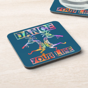 Native Americans Kokopelli - Dance Your Life 3 Coaster