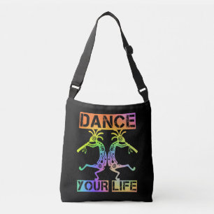 Native Americans Kokopelli - Dance Your Life 4 Crossbody Bag