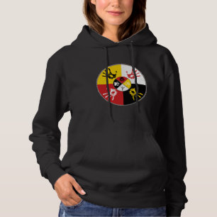 Native Americans Medicine Wheel MMIW Hand Hoodie