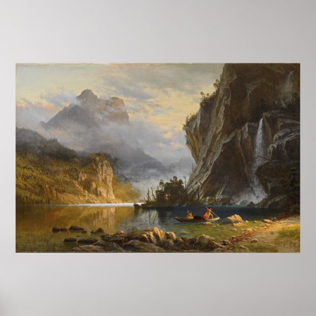 Native Americans Spear Fishing Poster (Front)