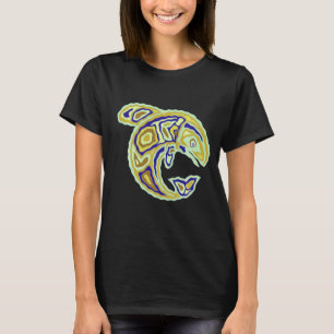 Native Americans Totem Orca Killer Whale Pop Art 2 T-Shirt