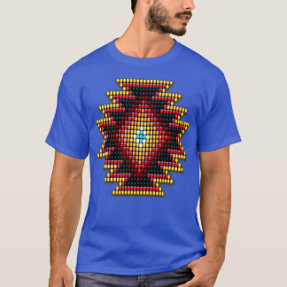 Native AmericanStyle Fiery Sunburst  T-Shirt