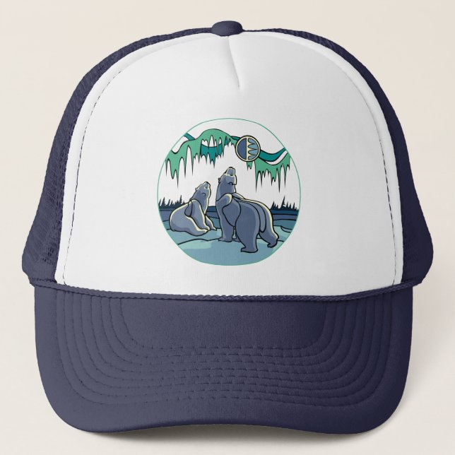 Native Art Caps Hats Tribal Native Art Hat (Front)