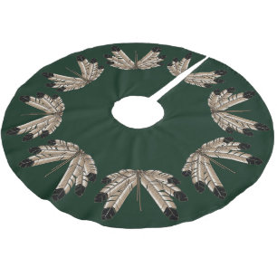 Native Art Christmas Tree Skirt First Nation Decor