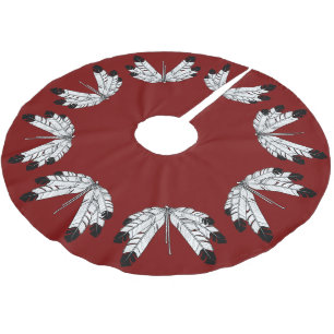 Native Art Christmas Tree Skirt First Nation Decor