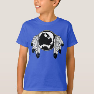 Native Art Kid's T-shirt Organic First Nation Tee