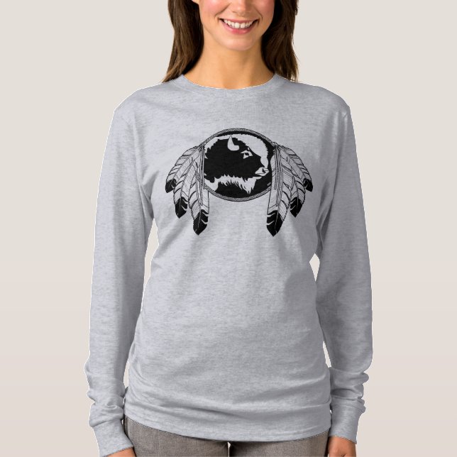 Native Art Shirts Metis Spirit Animal Shirt Lady's (Front)