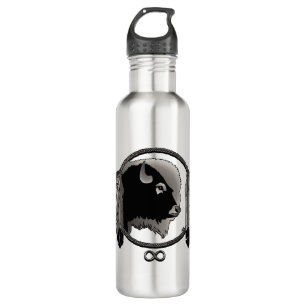 Native Art Spirit Animal Metis 710 Ml Water Bottle