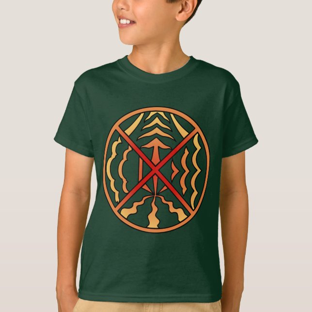 Native Art T-Shirt Organic Kid's Elements Shirt (Front)